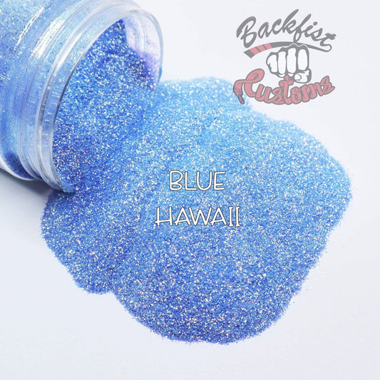 Blue Hawaii backfist customs premium glitter